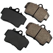 Akebono EURO Ultra-Premium Brake Pad Set, Ceramic Fits select 1997-2008 PORSCHE BOXSTER, 2007-2008 PORSCHE CAYMAN
