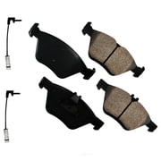 Akebono EURO Ultra-Premium Brake Pad Set, Ceramic Fits select 1998-2004 MERCEDES-BENZ SLK, 1996-2000 MERCEDES-BENZ C