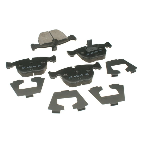 Akebono EURO Ultra-Premium Brake Pad Set, Ceramic Fits select: 2001-2006 BMW X5 3.0I, 2001-2003 BMW 530