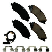 Akebono EURO Ultra-Premium Brake Pad Set, Ceramic w/Shims Fits select 2011-2012 LAND ROVER RANGE ROVER HSE LUXURY, 2010 LAND ROVER RANGE ROVER HSE
