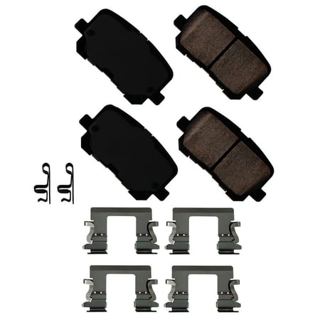 Akebono PERFORMANCE Ult-Premium Brake Pad Set, Ceramic Fits select: 2014-2023 DODGE CHARGER