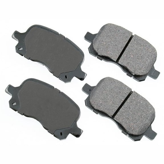 Akebono PRO-ACT Ultra-Premium Brake Pad Set, Ceramic Fits select: 1998-2002 TOYOTA COROLLA, 1998-2002 CHEVROLET GEO PRIZM
