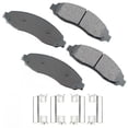 thumbnail image 1 of Akebono PRO-ACT Ultra-Premium Brake Pad Set, Ceramic Fits select: 2003-2004 DODGE DAKOTA, 1 of 2