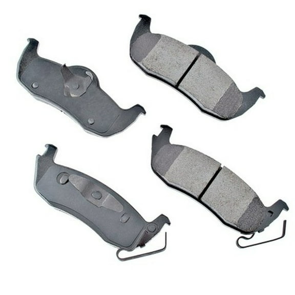 Akebono PRO-ACT Ultra-Premium Brake Pad Set, Ceramic Fits select: 2005-2010 JEEP GRAND CHEROKEE, 2006-2010 JEEP COMMANDER