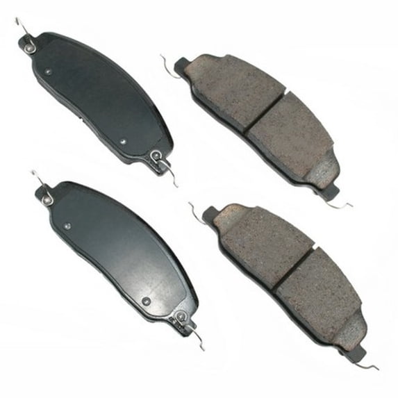 Akebono PRO-ACT Ultra-Premium Brake Pad Set, Ceramic Fits select: 2005-2014 FORD MUSTANG