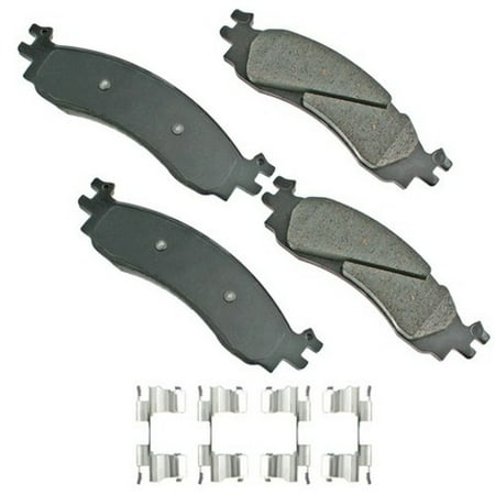 Akebono PRO-ACT Ultra-Premium Brake Pad Set, Ceramic Fits select: 2006-2010 FORD EXPLORER, 2010-2012 FORD TAURUS