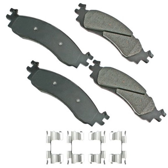 Akebono PRO-ACT Ultra-Premium Brake Pad Set, Ceramic Fits select: 2006-2010 FORD EXPLORER, 2010-2012 FORD TAURUS
