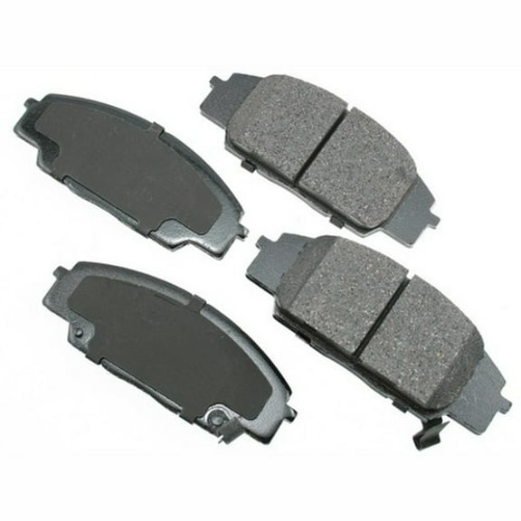 Akebono PRO-ACT Ultra-Premium Brake Pad Set, Ceramic Fits select: 2006-2011 HONDA CIVIC SI, 2002-2006 ACURA RSX TYPE-S
