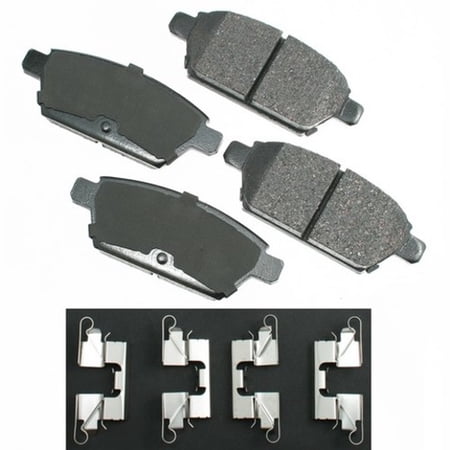 Akebono PRO-ACT Ultra-Premium Brake Pad Set, Ceramic Fits select: 2006-2012 FORD FUSION, 2008-2013 MAZDA 6