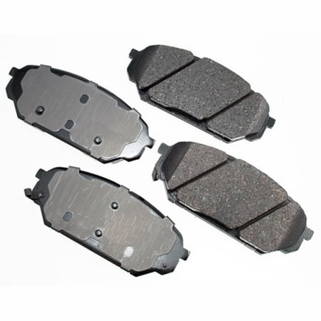 Akebono PRO-ACT Ultra-Premium Brake Pad Set, Ceramic Fits select: 2007-2012 HYUNDAI VERACRUZ