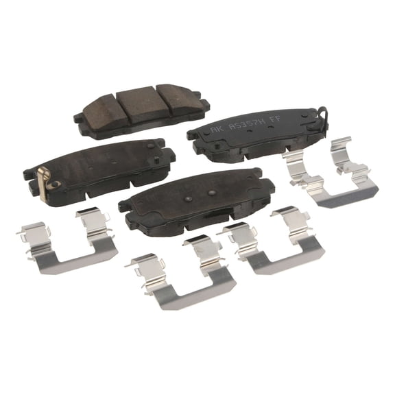 Akebono PRO-ACT Ultra-Premium Brake Pad Set, Ceramic Fits select: 2007-2017 CHEVROLET EQUINOX, 2010-2017 GMC TERRAIN