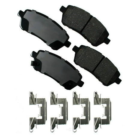 Akebono PRO-ACT Ultra-Premium Brake Pad Set, Ceramic Fits select: 2011-2016 FORD FIESTA, 2017-2019 FORD FIESTA SE