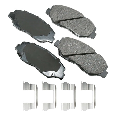 Akebono PRO-ACT Ultra-Premium Brake Pad Set, Ceramic w/ Hardware