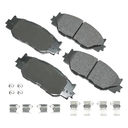 Akebono PRO-ACT Ultra-Premium Brake Pad Set, Ceramic