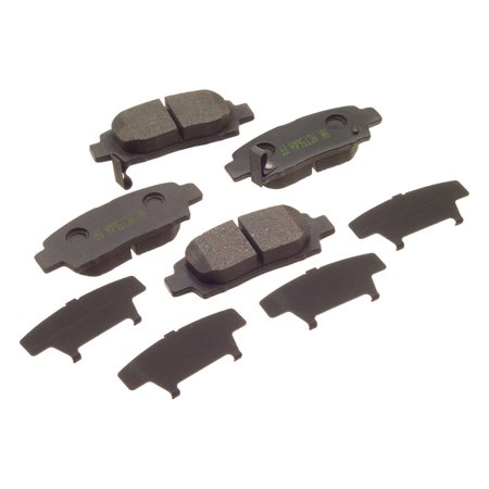 Akebono PRO-ACT Ultra-Premium Brake Pad Set, Ceramic