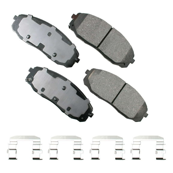 Akebono PRO-ACT Ultra-Premium Brake Pad Set, Ceramic