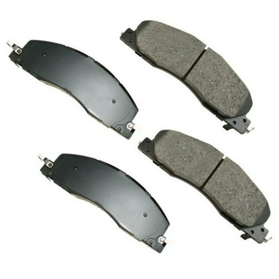 Akebono PRO-ACT Ultra-Premium Brake Pad Set Fits select: 2013-2018 RAM 2500, 2009-2012 DODGE RAM 2500