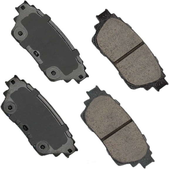 Akebono Performance ACT2391 Akebono ProACT Ultra Premium Ceramic Disc Brake Pad Kit, precision-cut