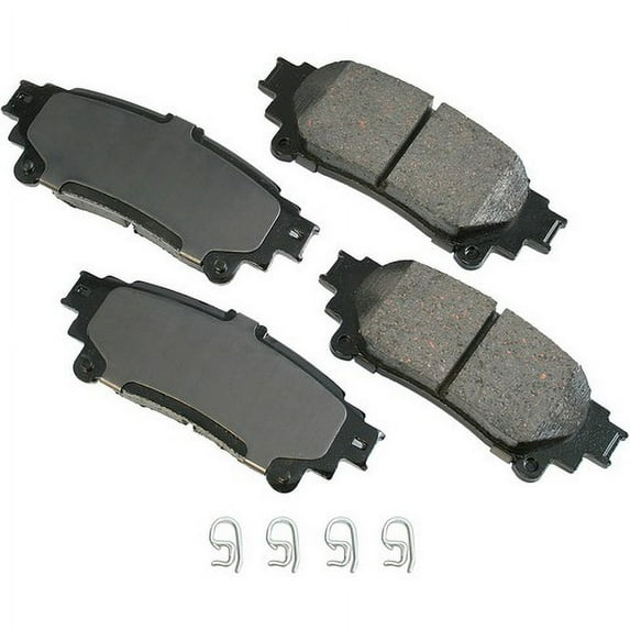 Akebono Pro-ACT Disc Brake Pad Kit ACT1391 Fits select: 2014-2020 TOYOTA HIGHLANDER, 2011-2020 TOYOTA SIENNA