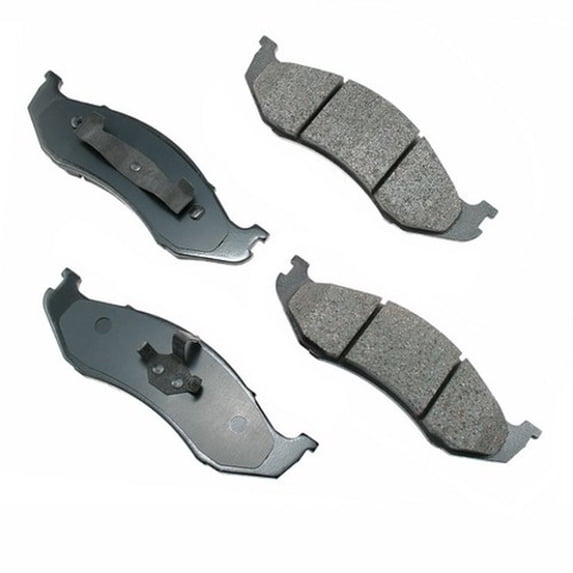 Akebono Pro-ACT Disc Brake Pad Set Fits select: 1997-2006 JEEP WRANGLER / TJ, 1990-1995 JEEP WRANGLER / YJ