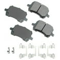 thumbnail image 1 of Akebono Pro-ACT Disc Brake Pad Set Fits select: 2004-2012 CHEVROLET MALIBU, 2006-2010 PONTIAC G6, 1 of 2