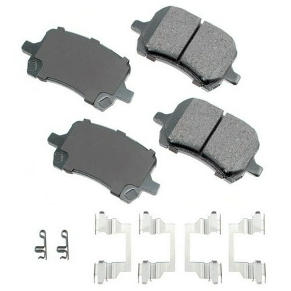 Akebono Pro-ACT Disc Brake Pad Set Fits select: 2004-2012 CHEVROLET MALIBU, 2006-2010 PONTIAC G6