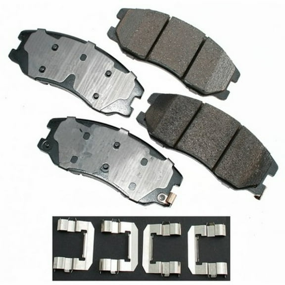 Akebono Pro-ACT Disc Brake Pad Set Fits select: 2008-2010 SATURN VUE, 2007-2009 CHEVROLET EQUINOX