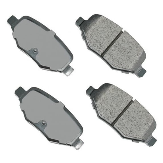 Akebono Pro-ACT Disc Brake Pad Set Fits select: 2011-2019 FORD EXPLORER, 2011-2014 FORD EDGE