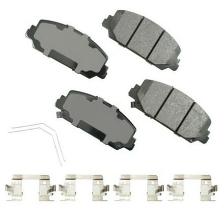 Akebono Pro-ACT Disc Brake Pad Set Fits select: 2016-2017 HONDA ACCORD SPORT, 2013-2018 ACURA RDX
