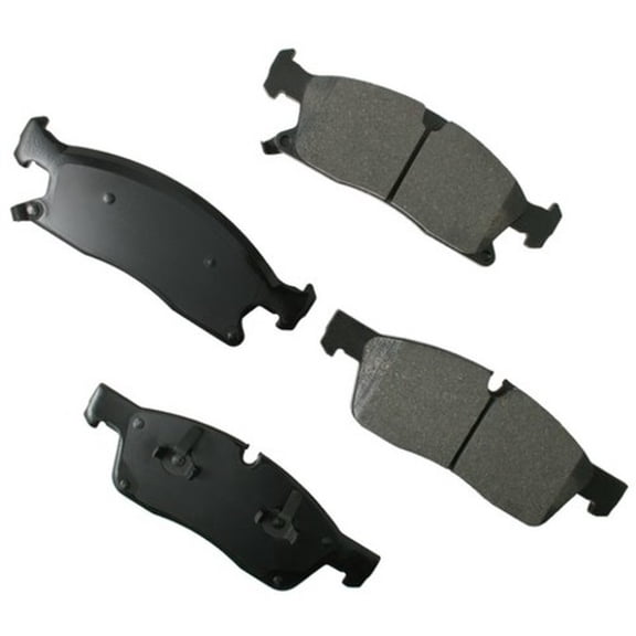 Akebono ProACT ACT1629A Ultra-Premium Ceramic Disc Brake Pads Fits select: 2011-2018,2020-2022 JEEP GRAND CHEROKEE