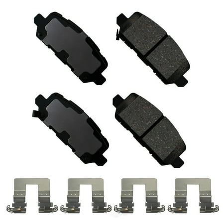 Akebono ProACT ACT1841 Ultra-Premium Ceramic Disc Brake Pads Fits select: 2016-2022 HONDA HR-V, 2016 HONDA CR-Z
