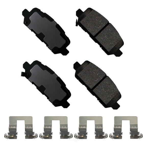 Akebono ProACT ACT1841 Ultra-Premium Ceramic Disc Brake Pads Fits select: 2016-2022 HONDA HR-V, 2016 HONDA CR-Z