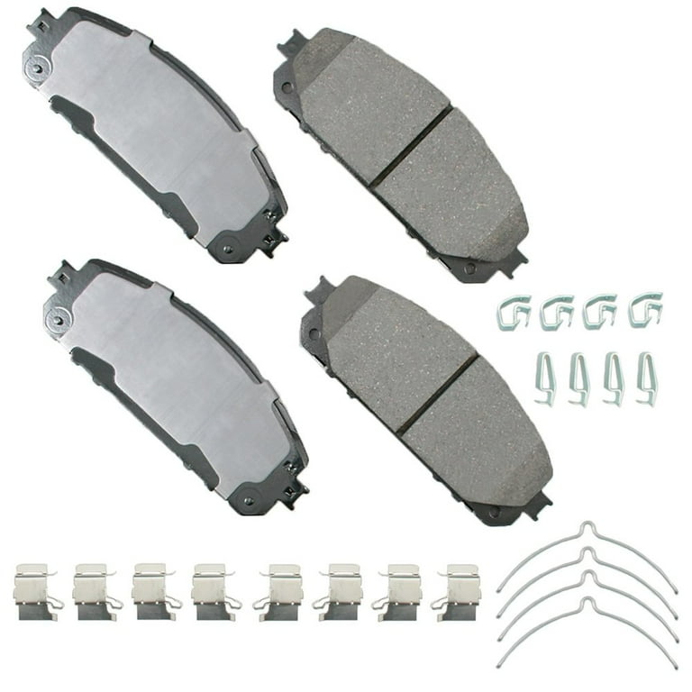 Akebono ProAct Ultra-Premium Brake Pads Jeep Cherokee ACT1843 Akebono ProAct Ultra-Premium Brake Pads Jeep Cherokee ACT1843