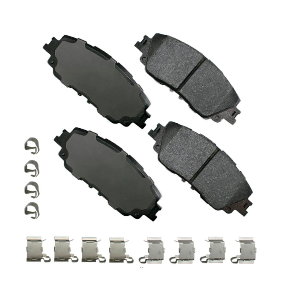 Akebono ProACT ACT2076 : Front Ceramic Brake Pads, Ultra-Premium, 4 Pack