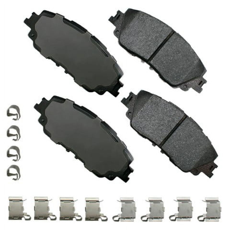 AutoMentum AM24610.8 Brake Pad Set 4 Pieces for Toyota Yaris (_P9_)  2005-2014 Rear Axle and Other Vehicles : : Automotive