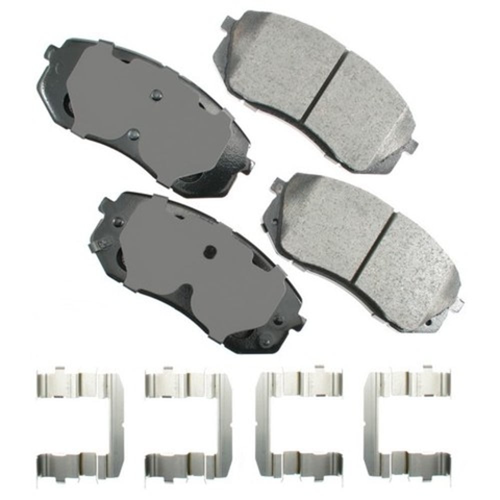 Akebono ProAct Front Hyundai and Kia Ceramic Brake Pads, Ultra-Premium ...