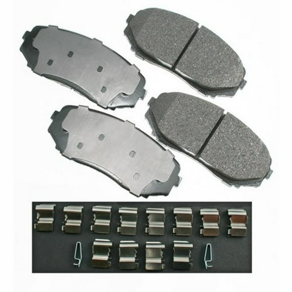 Akebono ProAct Front Lincoln and Ford Ceramic Brake Pads, Ultra-Premium Fits select: 2007-2015 FORD EDGE, 2019-2022 MAZDA CX-5