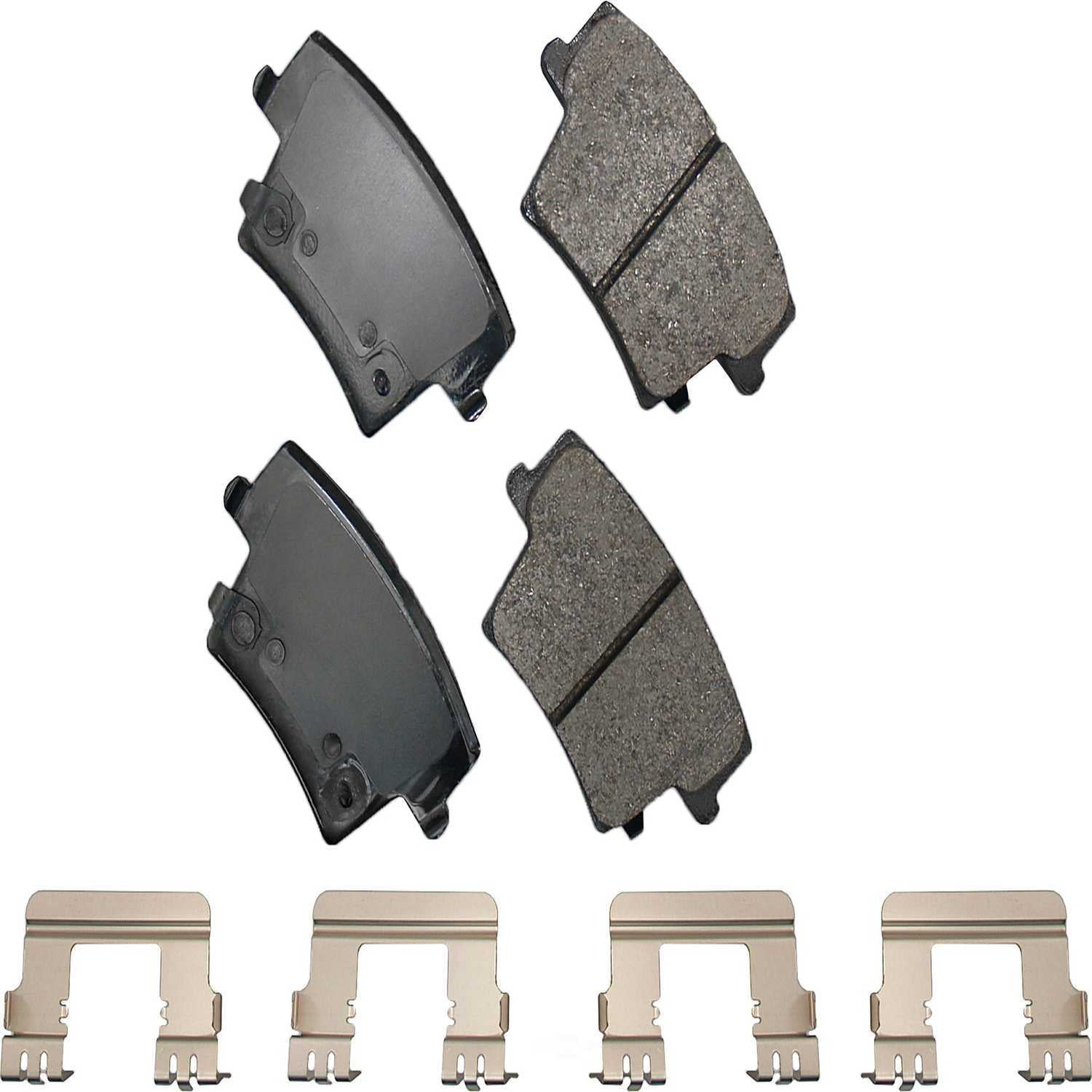 Akebono SDF1057 Severe Duty Ultra Premium Disc Brake Pad Kit