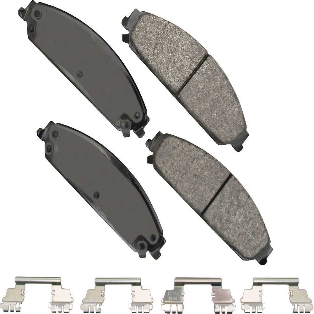 Akebono SDF1058 Severe Duty Ultra Premium Disc Brake Pad Kit