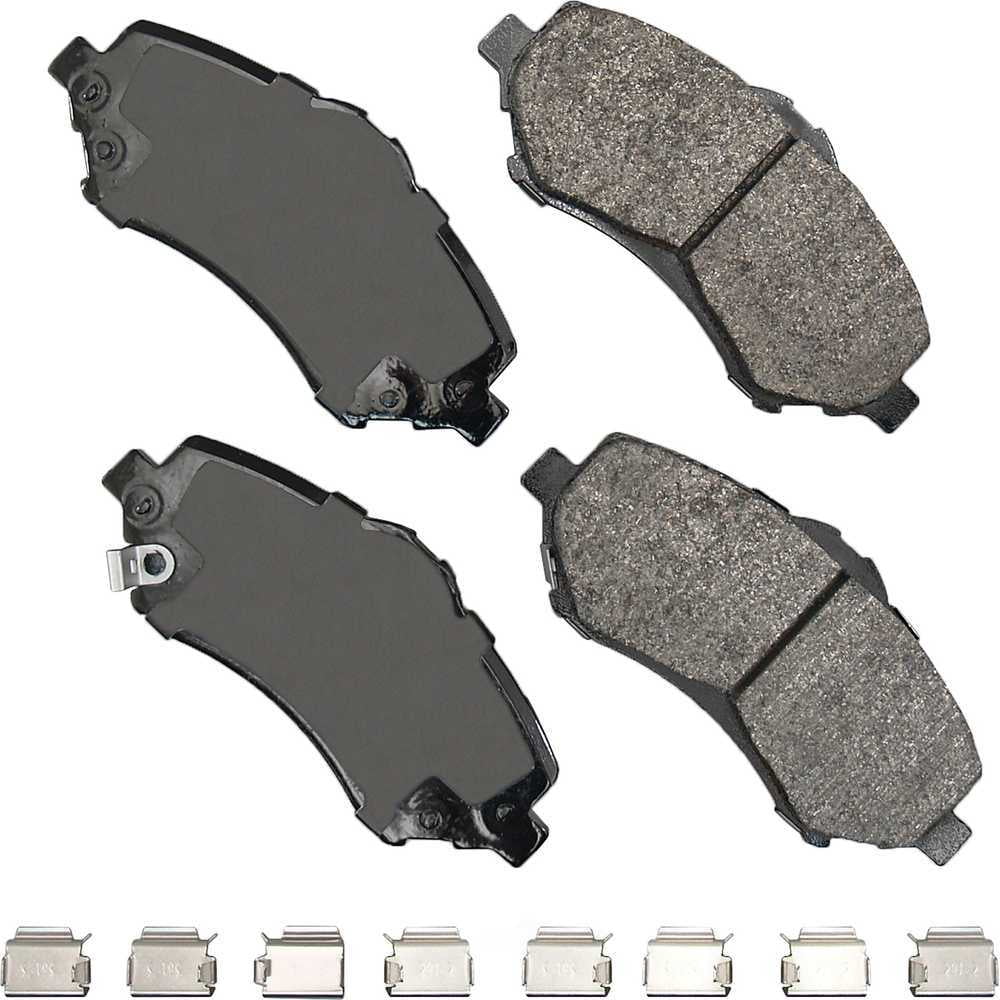 Akebono SDF1273 Severe Duty Ultra Premium Disc Brake Pad Kit