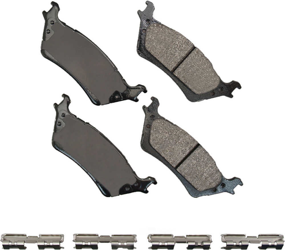 Akebono SDF1602 Severe Duty Ultra Premium Disc Brake Pad Kit