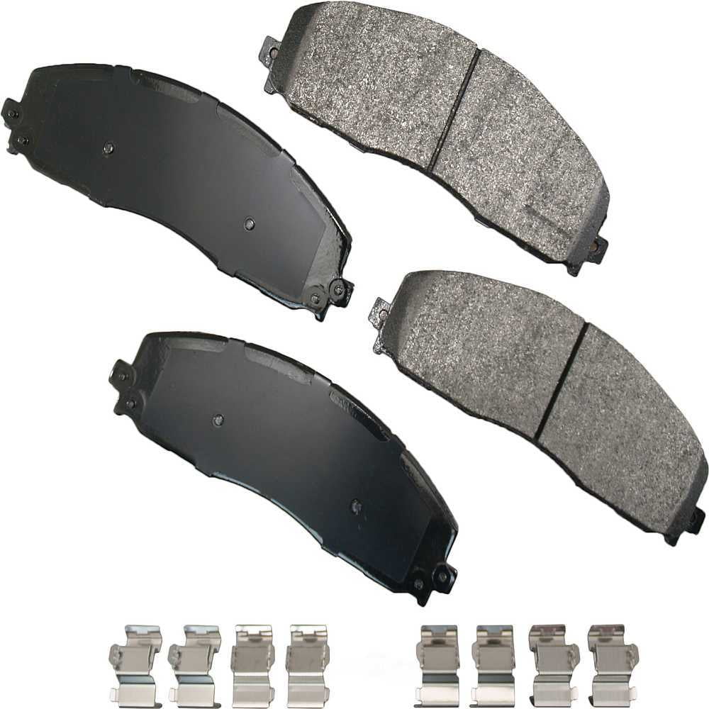 Akebono SDF1680 Severe Duty Ultra Premium Disc Brake Pad Kit