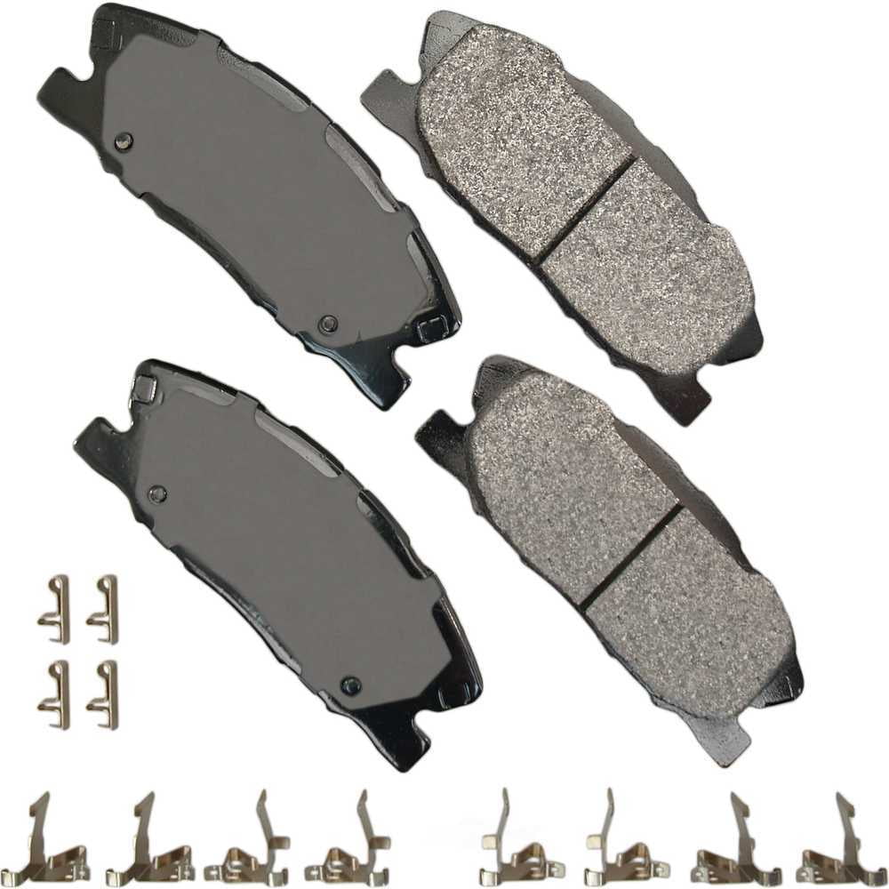 Akebono SDF1767 Severe Duty Ultra Premium Disc Brake Pad Kit
