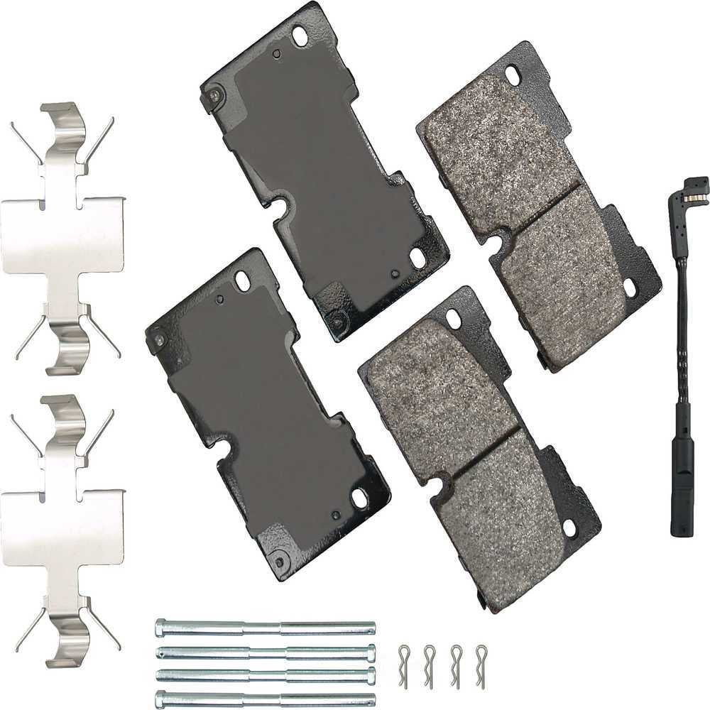 Akebono SDF2173 Severe Duty Ultra Premium Disc Brake Pad Kit