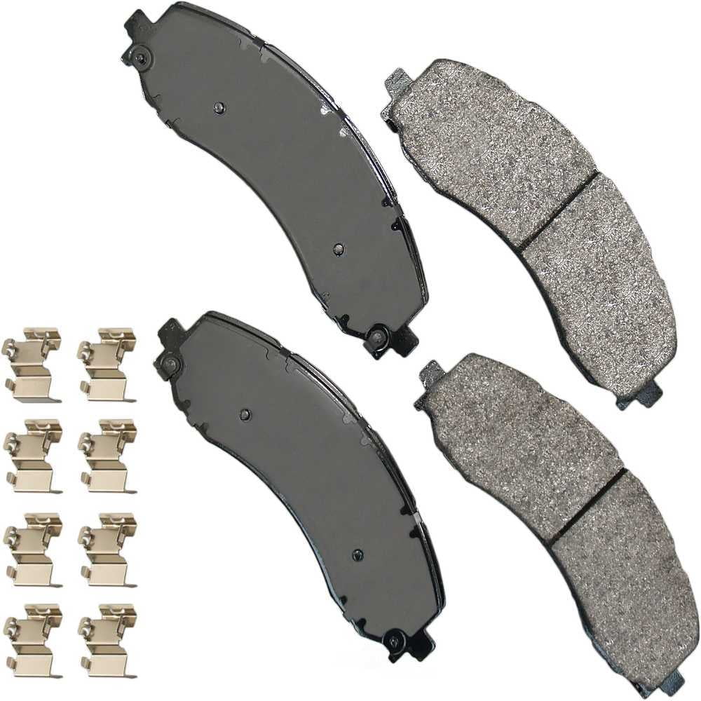Akebono SDF2223 Severe Duty Ultra Premium Disc Brake Pad Kit