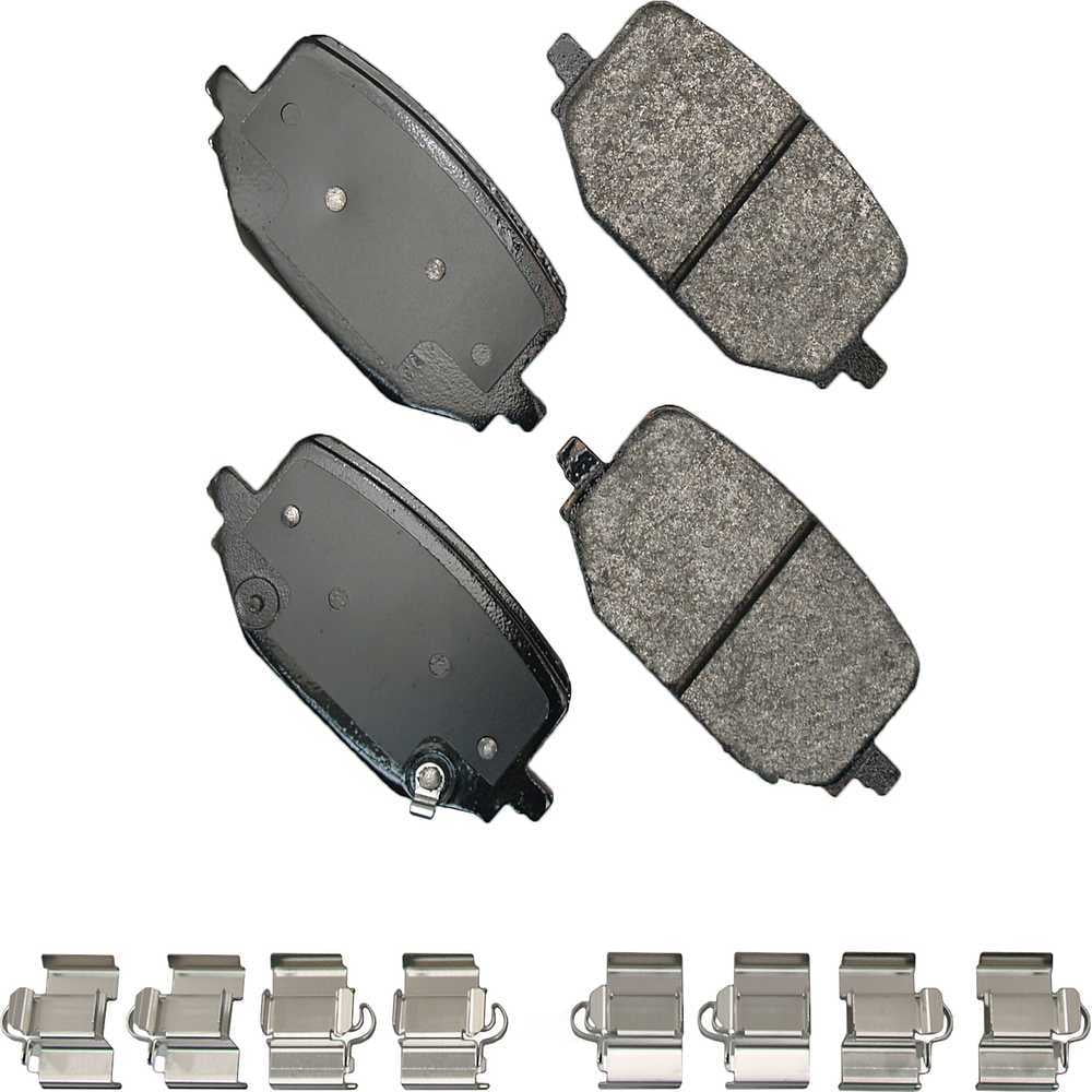 Akebono SDF2231 Severe Duty Ultra Premium Disc Brake Pad Kit