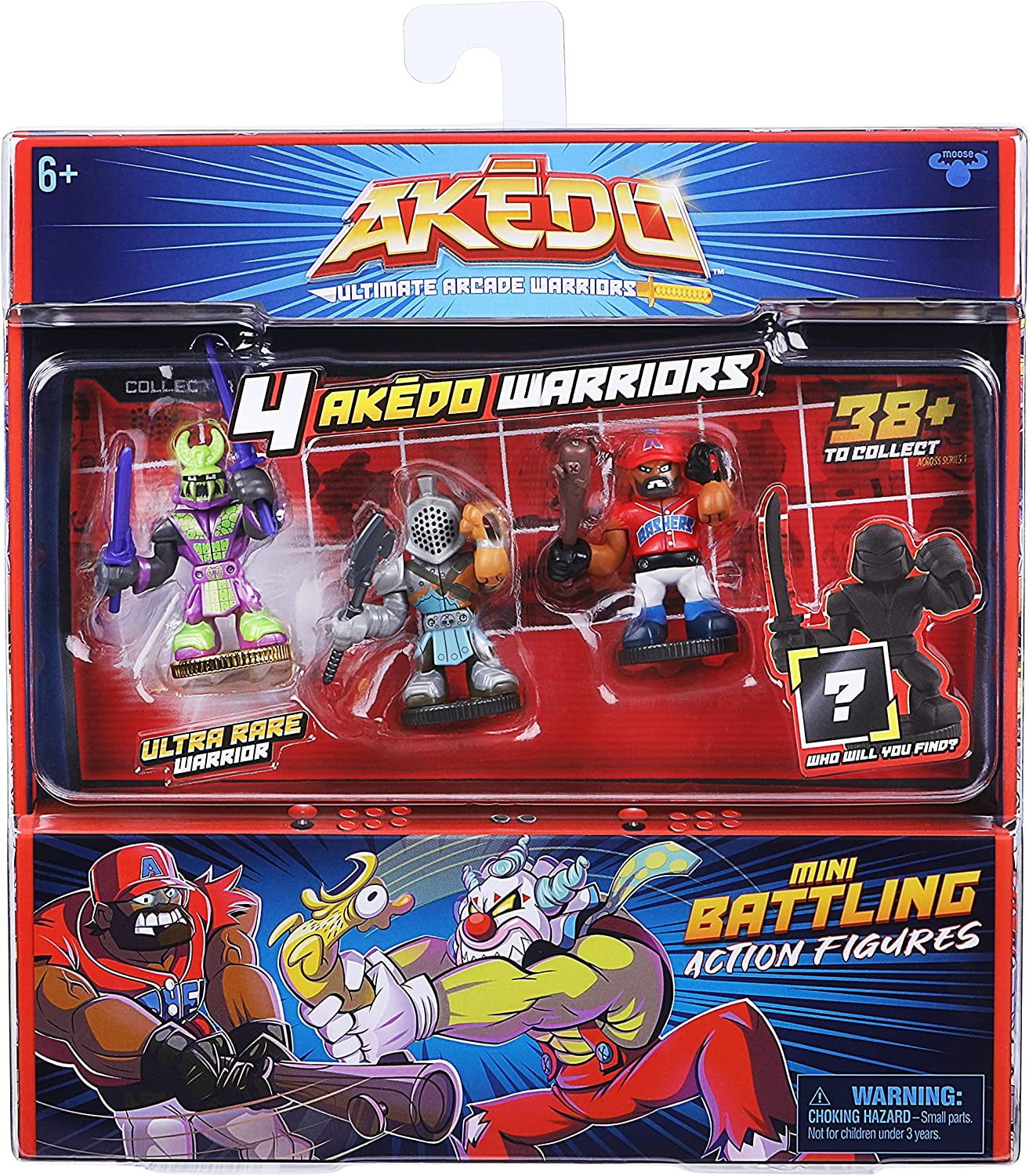 Akedo Series 1 Mini Battling Action Toys: Twinfang, Slam Akedo Series 1 Mini Battling Action Toys: Twinfang, Slam