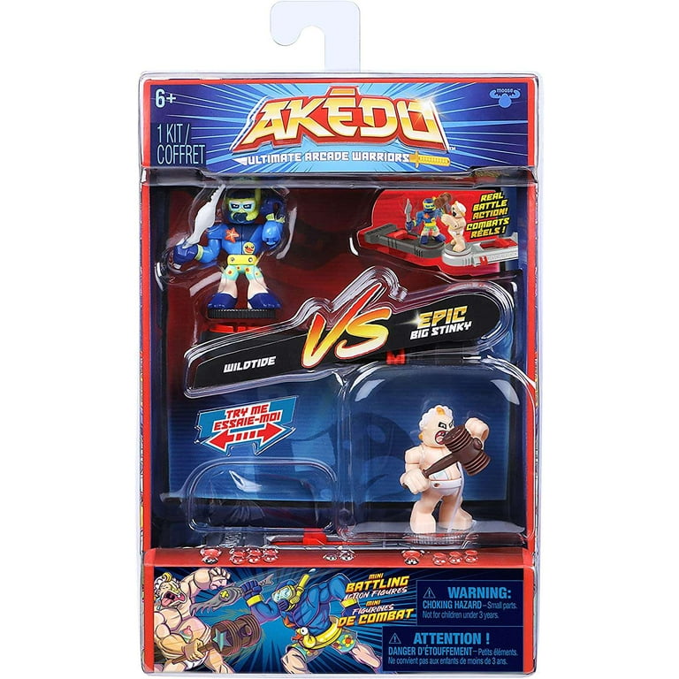 Akedo Series 1 Wildtide Vs. Big Stinky Mini Battling Action