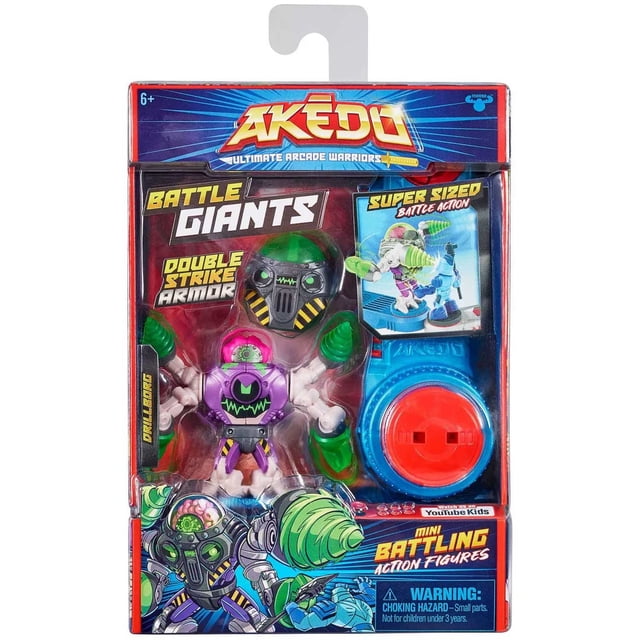 Akedo Ultimate Arcade Warriors Battle Giants - Mini Battling Action ...