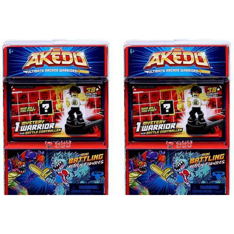 Akedo Ultimate Arcade Warriors Series 1 LOT of 2 Mini